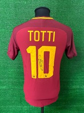 Maglia Roma TOTTI Signed Last Match No Match Worn Shirt No Indossata Jersey