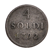 MASSA DI LUNIGIANA Maria Beatrice D'Este Cybo Malaspina 4 Soldi 1792