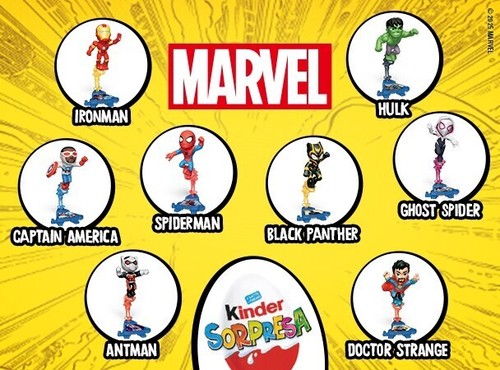 Kinder sorpresa marvel - kinder,