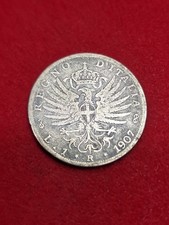 1 LIRA AQUILA SABAUDA DEL 1907 - REGNO D'ITALIA