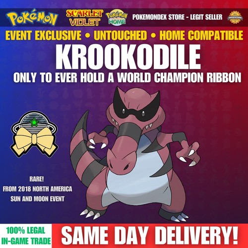 Krookodile con nastro campione - krookodile,