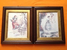 VINTAGE COPPIA DI QUADRI