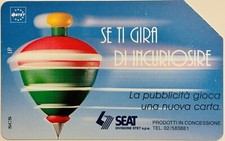 Scheda Telefonica SIP “ Se ti gira dí incuriosire” usata