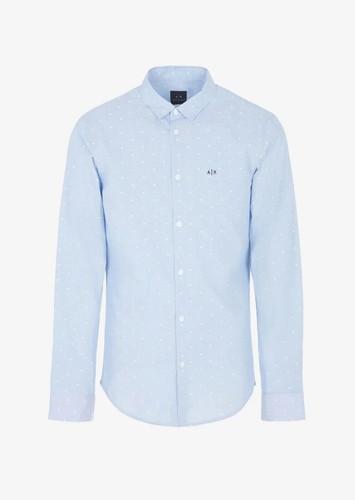 Camicia righine pois slim