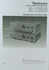 Technics SU-VX600 - SU-VX500