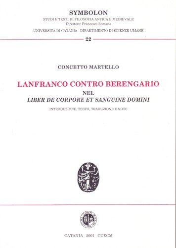 Lanfranco contro berengario - contro,