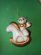 Thun Piccolo Addobbo Teddy Orso Orsetto Orsacchiotto Cavallo dondolo Natale 