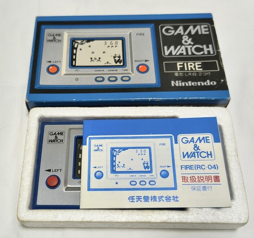 Nintendo game watch fire - nintendo,