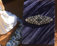 Spilla Argentato Arte Deco