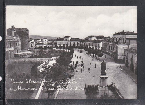 Cartolina venosa piazza - venosa,