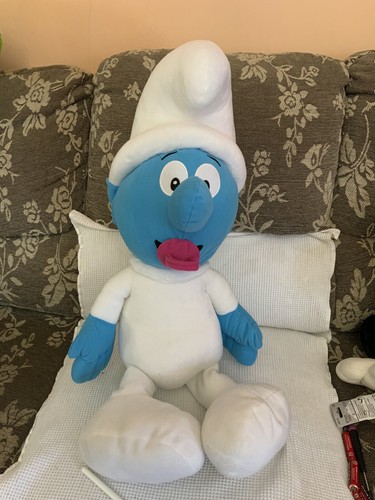 Pupazzo peluche baby puffo - pupazzo,