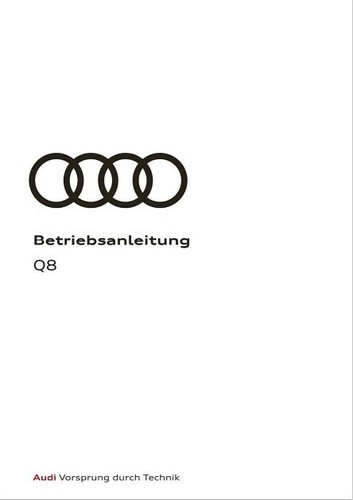Audi manuale di - audi, q8