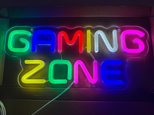 Insegna led neon gaming - neon, zone