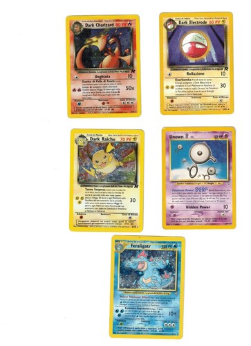 Lotto carte pokémon vintage - lotto,