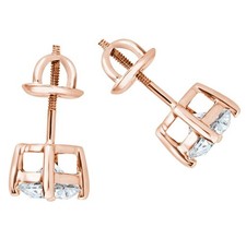 Orecchini Donna Tondi 0,50 Ct