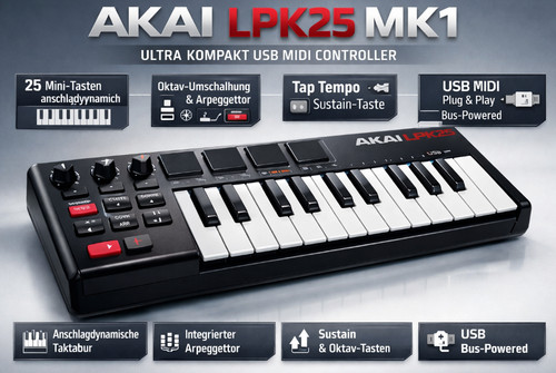 Akai lpk25 mk1 - akai,