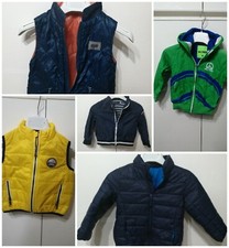 lotto stock abbigliamento bambino neonato giubbotti gilet  5 pezzi 18 mesi