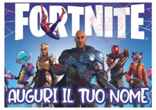 Cialda A4 FORTNITE con NOME