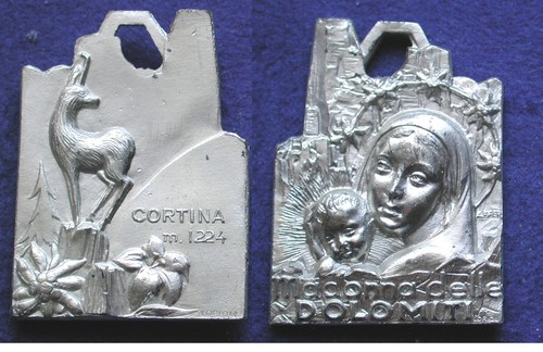 Medaglia cortina ampezzo - cortina, d'ampezzo
