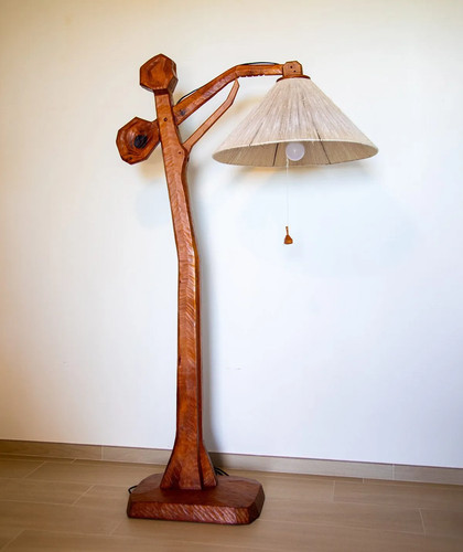 Lampada terra scultorea - da,