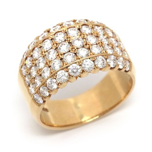 Anello metà eternity pavé - anello,