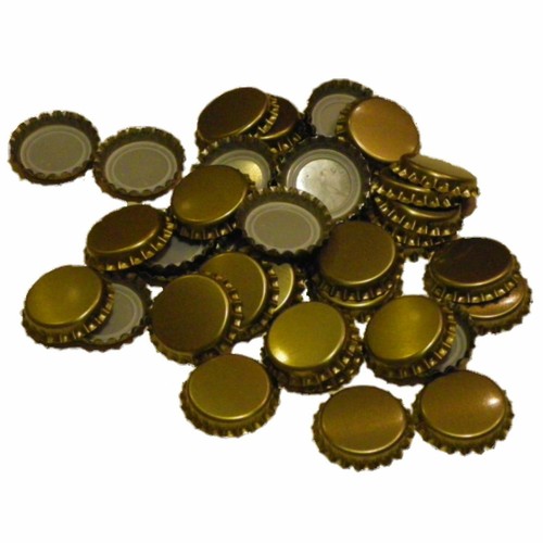 Tappi corona oro - corona, bottiglia