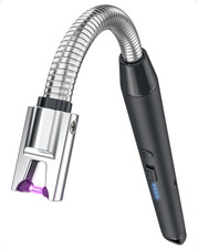 Accendino Elettrico Lungo Al Plasma, Ricaricabile USB C, Antivento