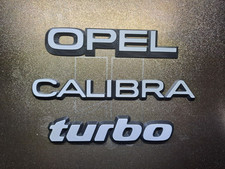 PACK Opel Calibra Turbo emblem 3D / PACK emblemas Opel Calibra Turbo en 3D