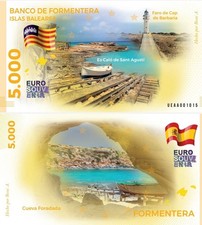 billetes Isla De Formentera