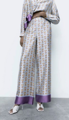 Pantalone zara raso - zara,