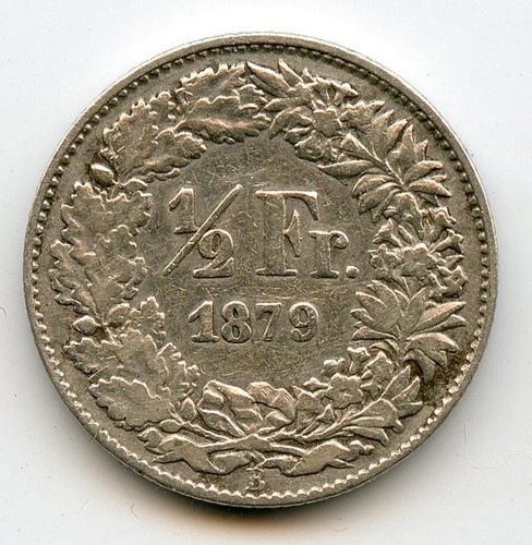 Svizzera franco argento - 1/2,
