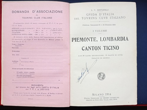 Guida italia del touring - del,