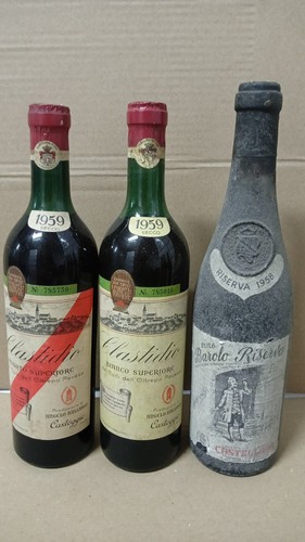 Lotto vini 1958 1959 pale - lotto, 1958,