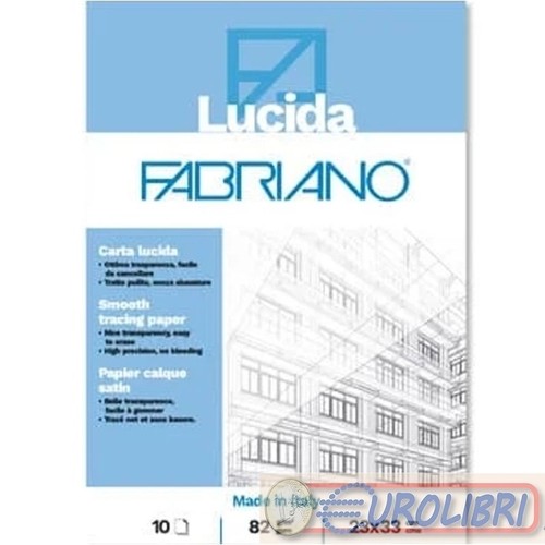 Carta lucido blocco 23x33 - lucido, 10