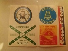 ADESIVO NON ORIGINALE DA SUPERTIFO ULTRAS BNA BRIGATE GIALLOBLU' ROMA AVELLINO