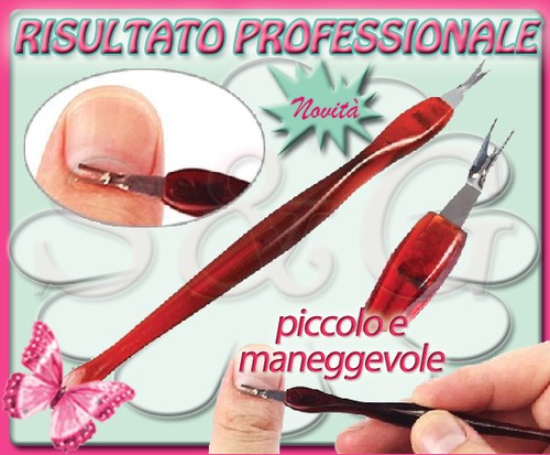 Taglia cuticole con punta - punta, in