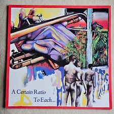 A Certain Ratio - To Each... - 1981 - UK - 12"  LP VINYL 33g