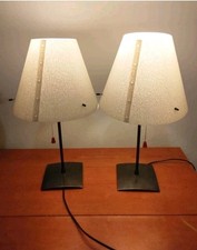 Coppia di lampade da tavolo Artemide Sidecar "Itaca" di Orni Halloween Vintage✅