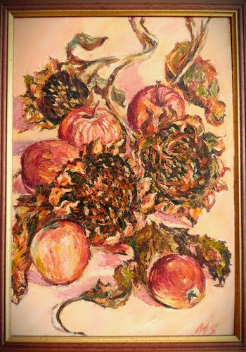 Girasoli olio cartone - girasoli,,