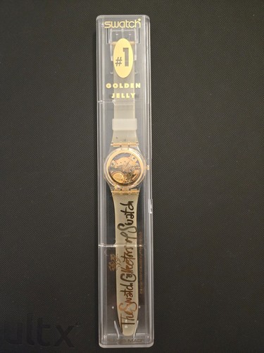 Swatch golden jelly - golden, vintage