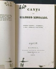 Canti giacomo leopardi - di,
