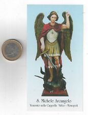 Holy card Santino Monopoli (Bari)-S.Michele Arcangelo venerato in Contrada Virbo