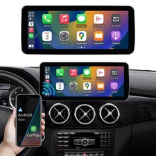 Ninetom Touchscreen per autoradio da 12,3 pollici per Mercedes Benz Classe A/B