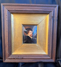 ANTICO DIPINTO MINIATURA SU