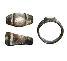 Anello in bronzo antico romano