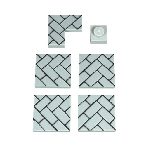 Piastrelle modulari parquet - piastrelle,