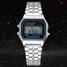 Orologio da Polso F-91W Uomo Donna Unisex VINTAGE Silicone Nero Classico Sveglia