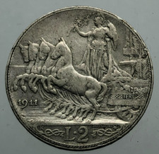 RARO  2 Lire QUADRIGA VELOCE