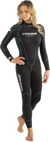 Cressi maya black - maya, black/aquamarine