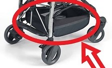 Cestino Passeggino Cam Portaoggeti Combi Tris Combi Family Blu Ricambio Original